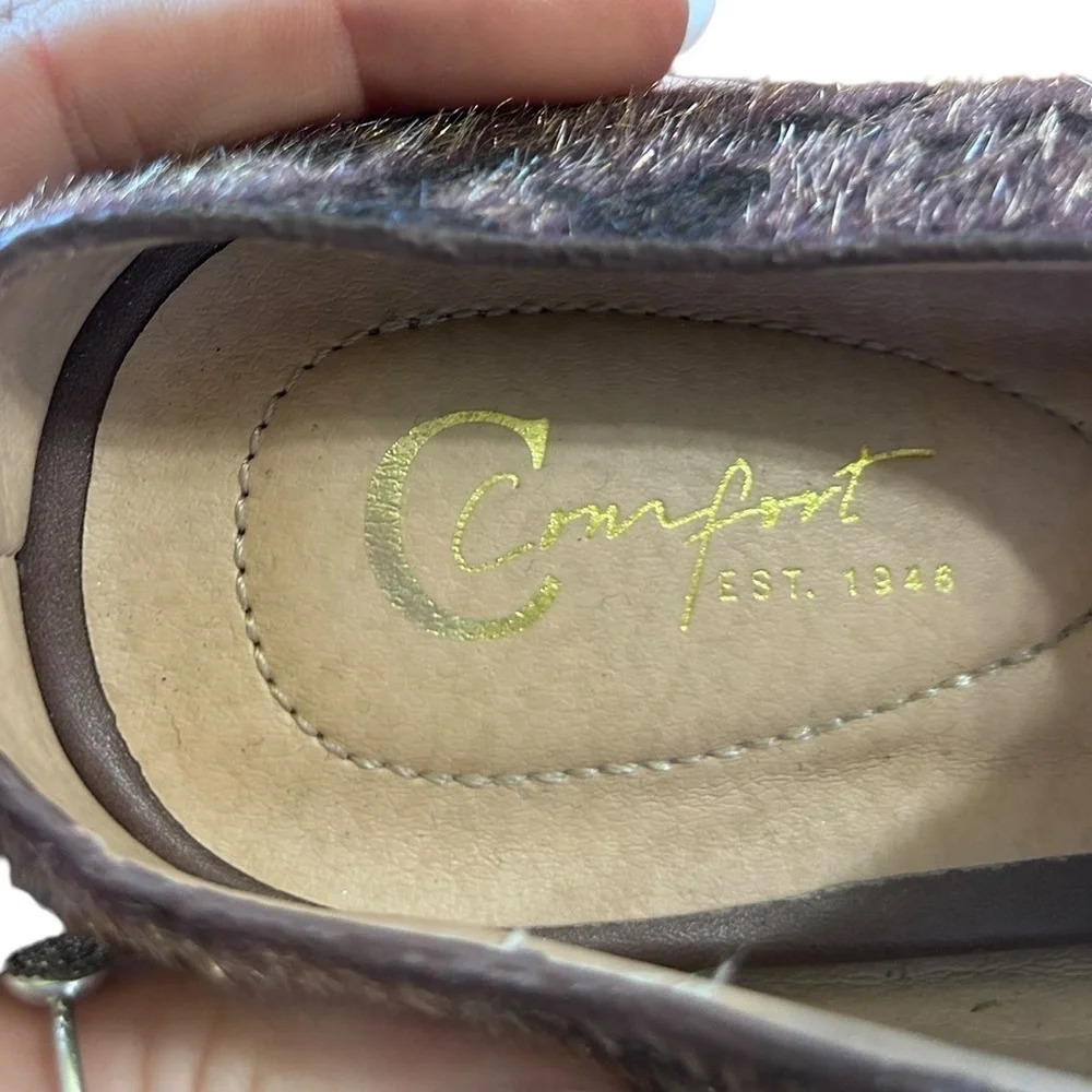 C Comfort Leopard Mule Slip on Heels size 8 - Picture 10 of 11